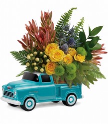 Timeless Chevy Pickup from Krupp Florist, your local Belleville flower shop